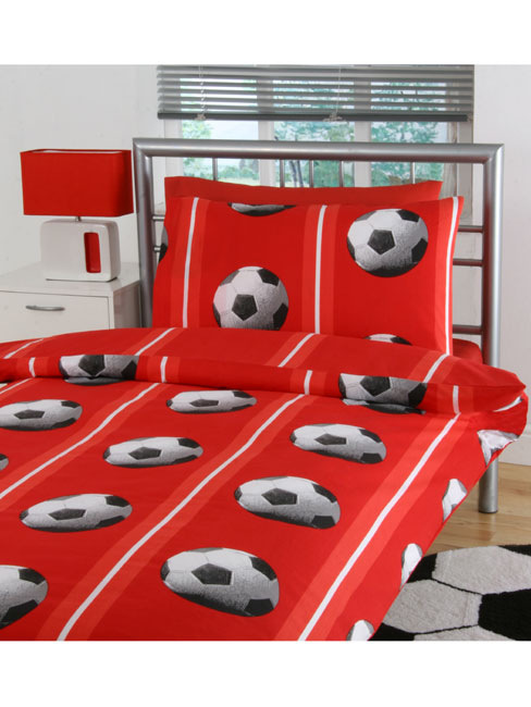 Manchester United FC Football Single Duvet Cover and Pillowcase
