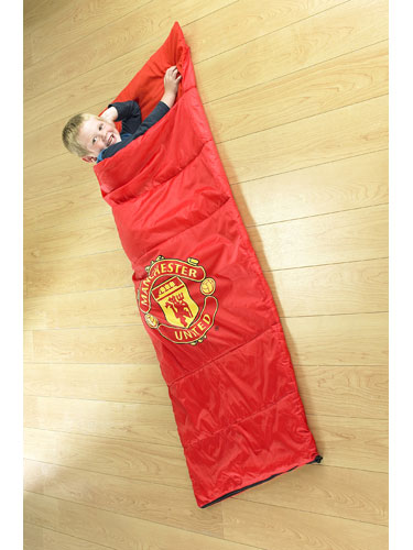 Manchester United FC Sleeping Bag Sleep Over Bedding - GREAT LOW PRICE