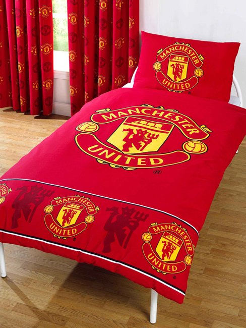 Manchester United Football FC Band Duvet Cover and Pillowcase