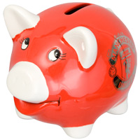 United Red Piggy Bank.