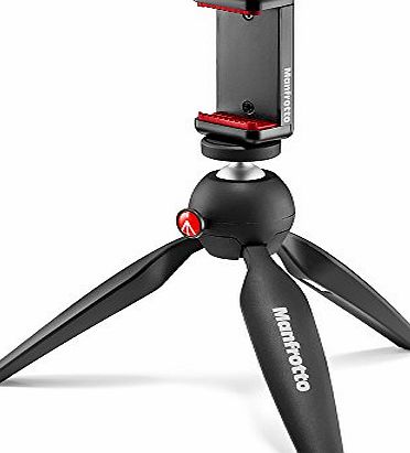 Manfrotto Mini Tripod with Universal Smartphone Clamp - Black