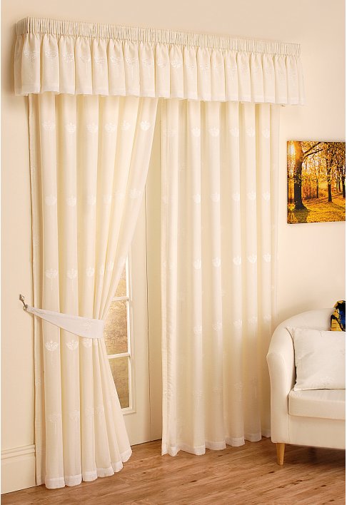 Manhattan Natural Lined Curtains