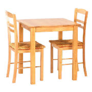 2 seat dining table and 2 chairs