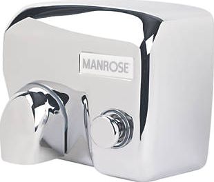 Manrose, 1228[^]66196 MAN/E-88C Push-Button Hand Dryer