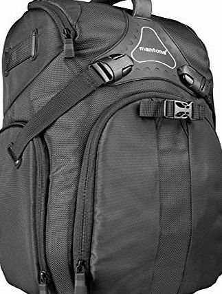 Mantona Rhodolit Backpack for SLR Cameras and Accessories - Black