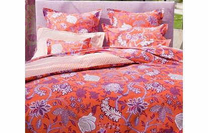 Manuel Canovas Amita Bedding Coral Fitted Sheets Double