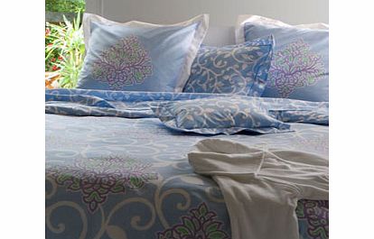 Manuel Canovas Taj Mahal Blue Bedding Flat Sheet Double/ King