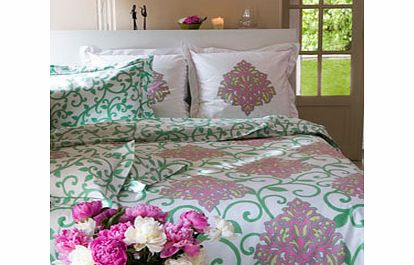 Taj Mahal Green Bedding Flat Sheet Double/ King