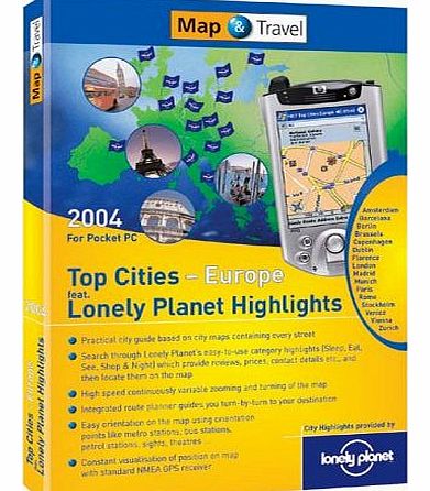 2004 Europe Top Cities Lonely Planet Highlights for PDAs