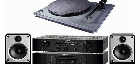 Marantz PM/CD6005 Black with RP1 and Concept 20 Cool Grey/Black (R)