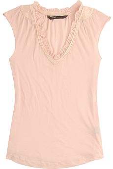 Marc by Marc Jacobs Ruffle neck t-shirt