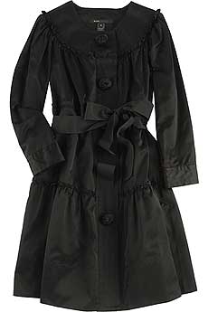 Marc by Marc Jacobs Sateen Tiered Coat