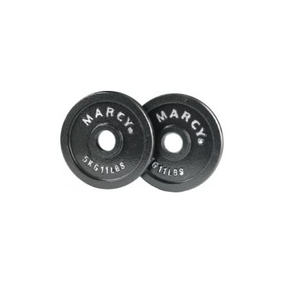 Marcy 2 x 10Kg Standard Plates (1inch diameter holes) (S) (2 x 10kg 1and#39;and#39; Plates)