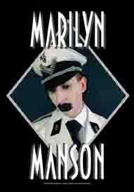 Marilyn Manson Burlesque Textile Poster