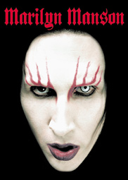 Marilyn Manson Face Poster