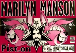 MANSON With Pist.On Music Poster