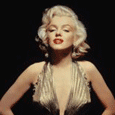Marilyn Monroe Gold Poster