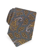 Paisley Pattern Classic Twill Silk Tie