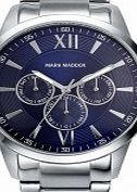 Mark Maddox Mens Classic Silver Bracelet Watch