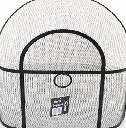 Marko Fireside Kintra Fire Guard Screen Protector Cover Fireplace Shield Spark Fireside Black Mesh