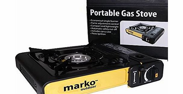 Portable Gas Cooker Stove Single Burner Barbecue BBQ Outdoor Camping Butane Case amp; 8 Canisters
