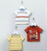 3 Newborn Pure Cotton Short Sleeve Surf T-Shirt