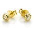 9CT Gold Diamond Doughnut Earrings