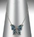 Abalone Butterfly Pendant Necklace