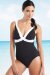 Marks and Spencer Contrast Trim Bodyshaper Tummy Control Swimsuit