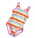 Marks and Spencer Contrast Trim Rainbow Stripe Swimsuit