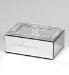 Marks and Spencer Medium Heart Print Etched Mirror Jewellery Box