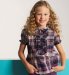 Marks and Spencer Short Sleeve Frill Check Blouse