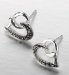 Marks and Spencer Sterling Silver Fancy Heart Stud Earrings