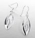 Marks and Spencers Sterling Silver Mother of Pearl Open Oval Earrings