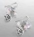Marks and Spencers Sterling Silver Peonie Cluster Earrings