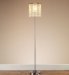 Vienna Floor Lamp with Glass Curtain Shade