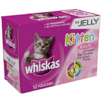 Whiskas Kitten Chunks in Gravy - Meat & Fish (2