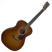 OM-21 Auditorium Acoustic Guitar Ambertone