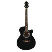Smith W401E Electro Acoustic Guitar Black