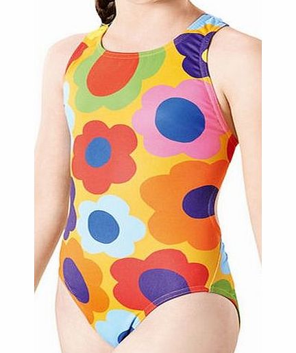 Maru Girls Sixties Pacer Auto Back Swimsuit SS15