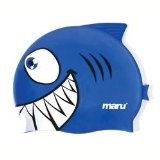 Maru Kids Fun Silicone Swim Cap - Royal Shark