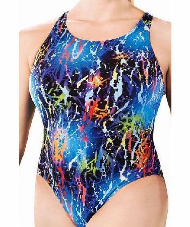 Maru Womens Crackle Pacer Vault Back Swimsuit