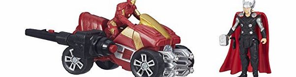 Marvel Avengers Age of Ultron Thor and Iron Man Figures with Arc ATV Vehicle