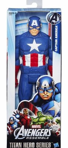 MARVEL Avengers Assemble Marvel Avengers Titan Hero Series Captain America 12`` Action Figure