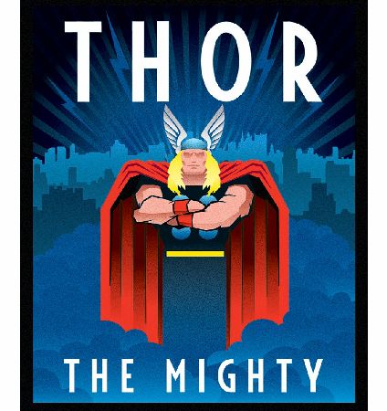 Marvel Comics Thor Deco Canvas Print 30 x 40cm