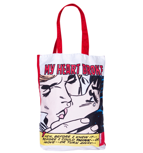 My Heart Broke canvas Tote Bag