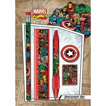 Marvel Retro Collage Stationery Set