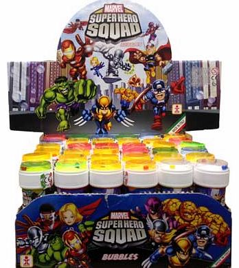 Super Hero Squad Bubble Tubs - Pack of 16