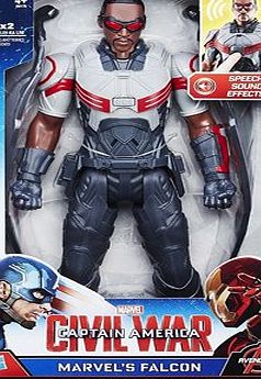 Marvel Titan Hero Series Civil War Falcon Electronic Figure