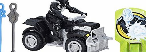 Marvel Ultimate Spiderman Web Warriors Agent Venom Action Figure with Quad Racer Vehicle Playset